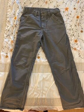 Carhartt Men's Charcoal Gray Cargo Pants